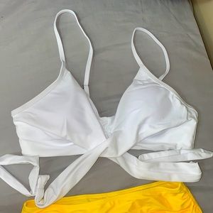 White and yellow